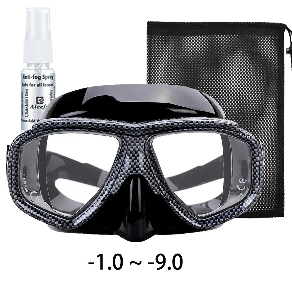 Anti Pollution Mask - Myopia scuba diving Mask Snakeskin anti