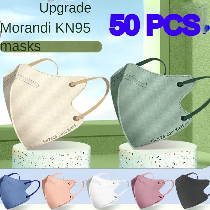 Disposable Surgical Mask - KN95 Face mask Morandi Color Multi