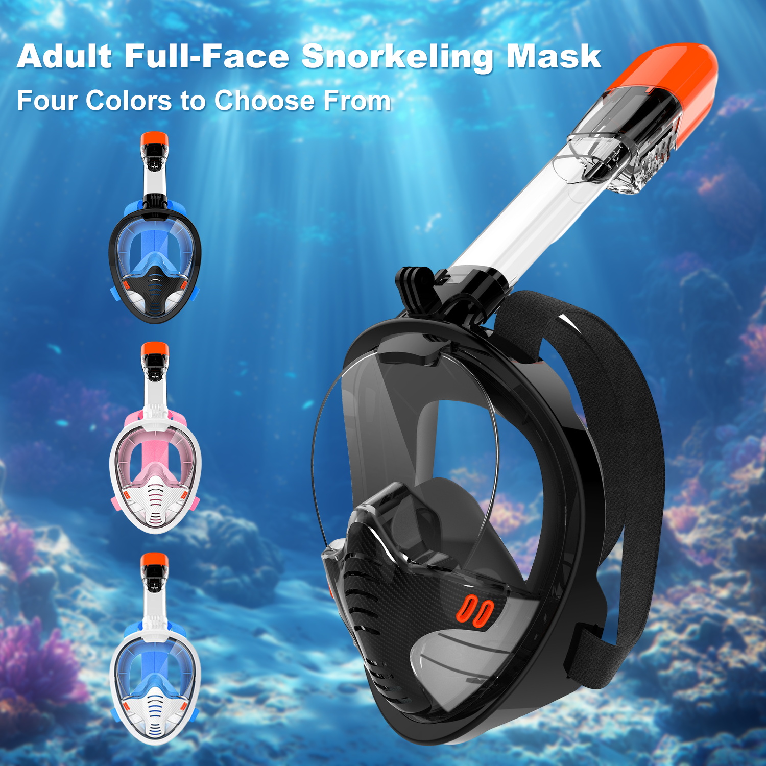 Anti Pollution Mask - Underwater Scuba Anti Fog Full Face
