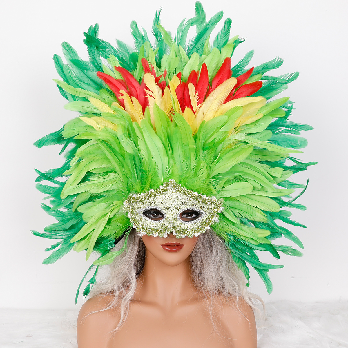 Respirator Half Face - Venice High-end Feather Half Face Mask