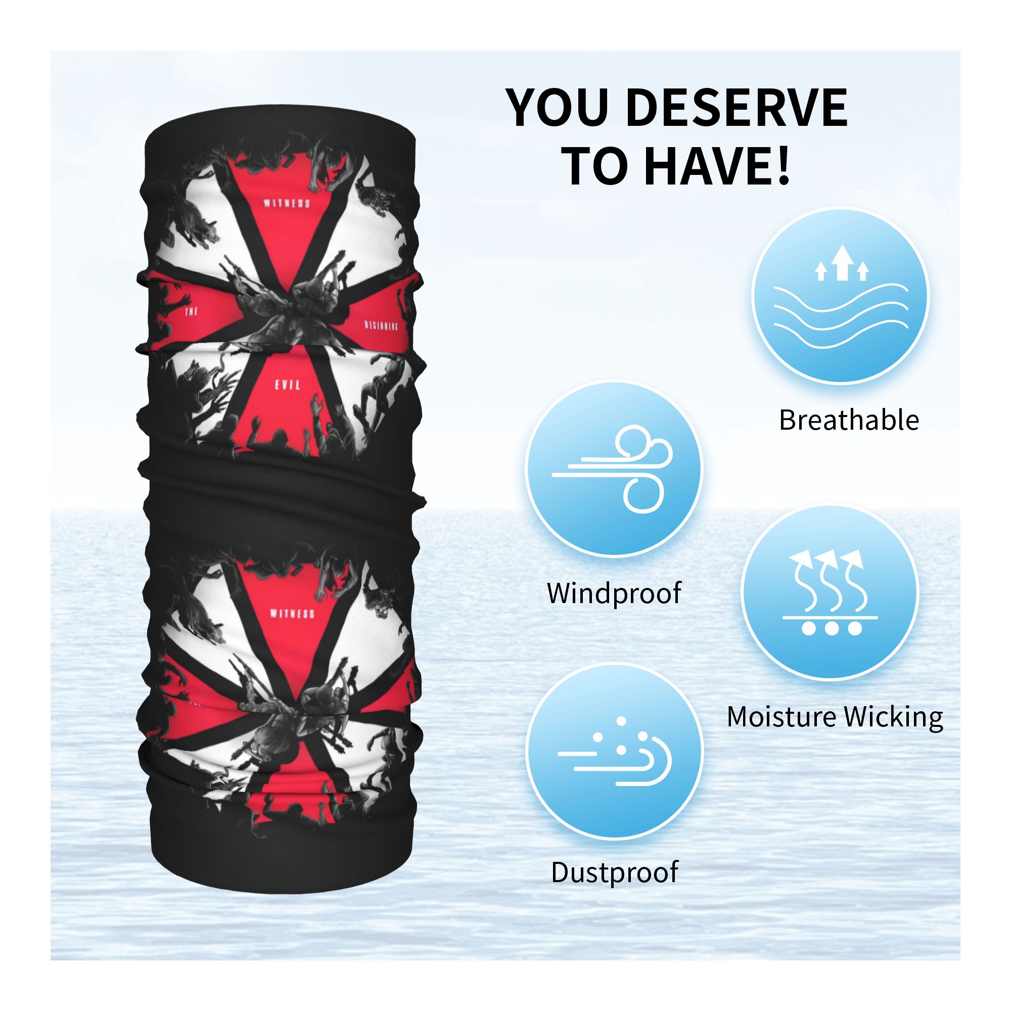 Umbrellas Corporations Residen - Neck Gaiter Face Cover reseña y precio