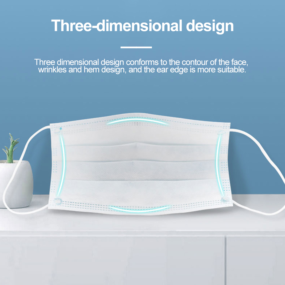 Mouth Masks 3-layer Anti-Dust  - Disposable Surgical Mask reseña y precio