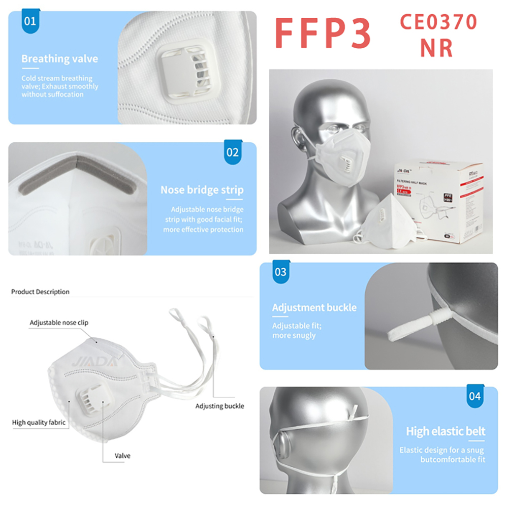 20pcs/box ffp3 NR folding mask - Anti Pollution Mask reseña y precio