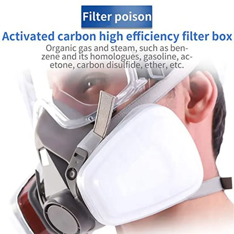 7in1 Gas Proof Half Face Mask  - Respirator Half Face reseña y precio