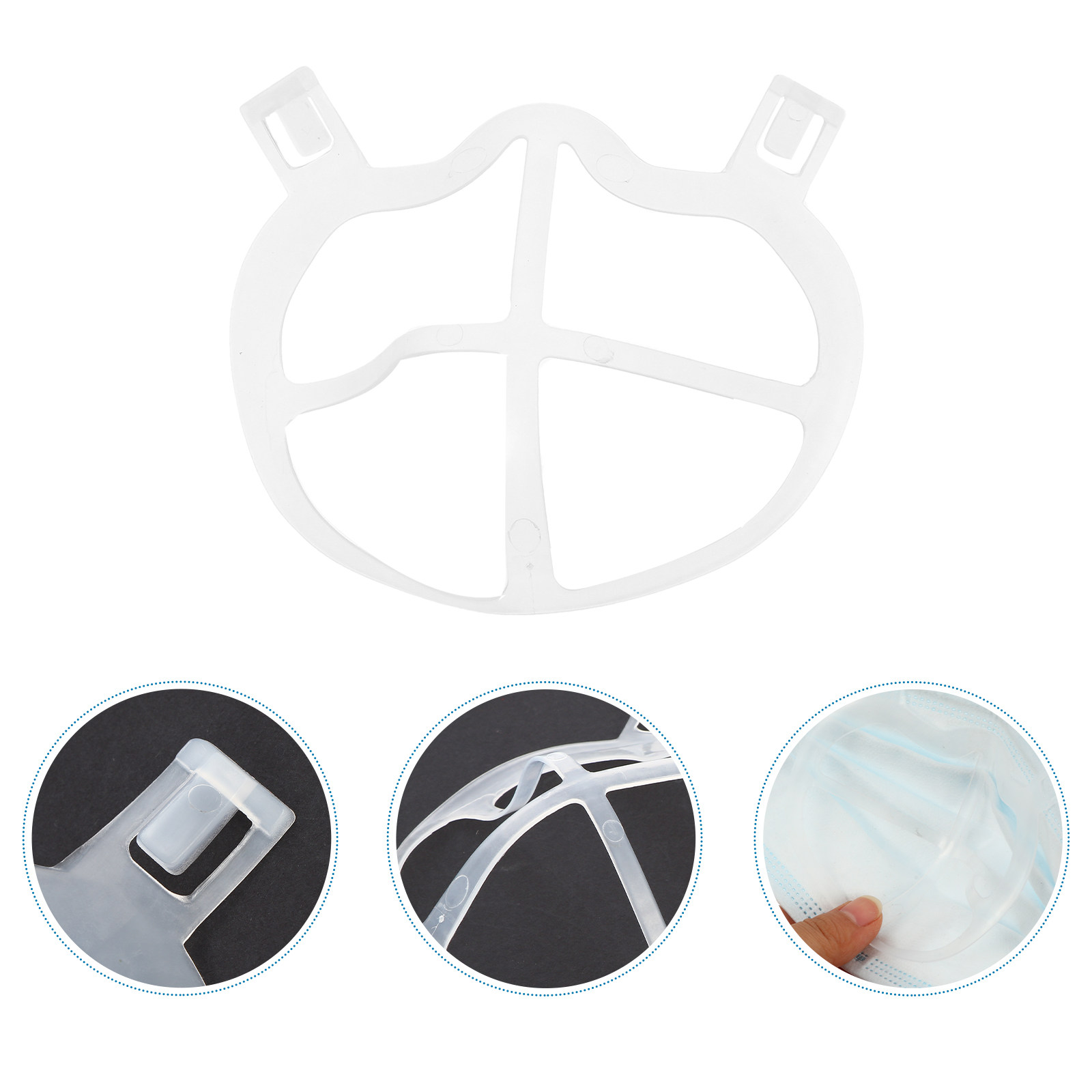 10Pcs Silicone Mask Holder Inn - Silicone Mask Bracket reseña y precio