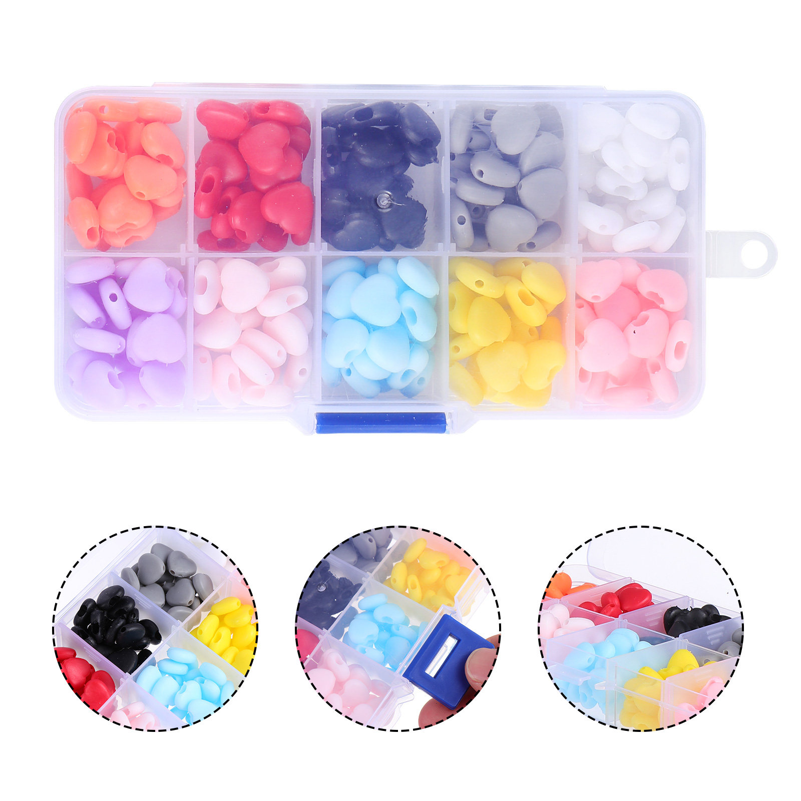 200Pcs Heart Shaped Adjustable - Mask Lanyard Adjustable reseña y precio