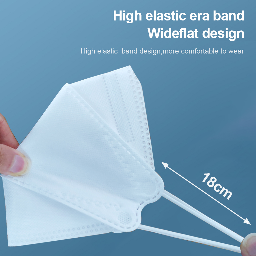 10-200pcs fpp2 fish mask kn95  - Disposable Surgical Mask reseña y precio