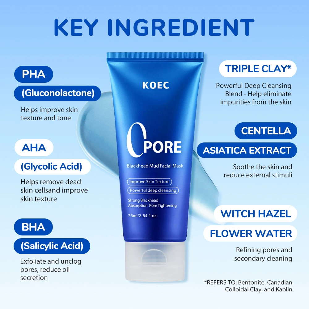 75ml KOEC Zero Pore Blackhead  - Dust Mask Construction reseña y precio