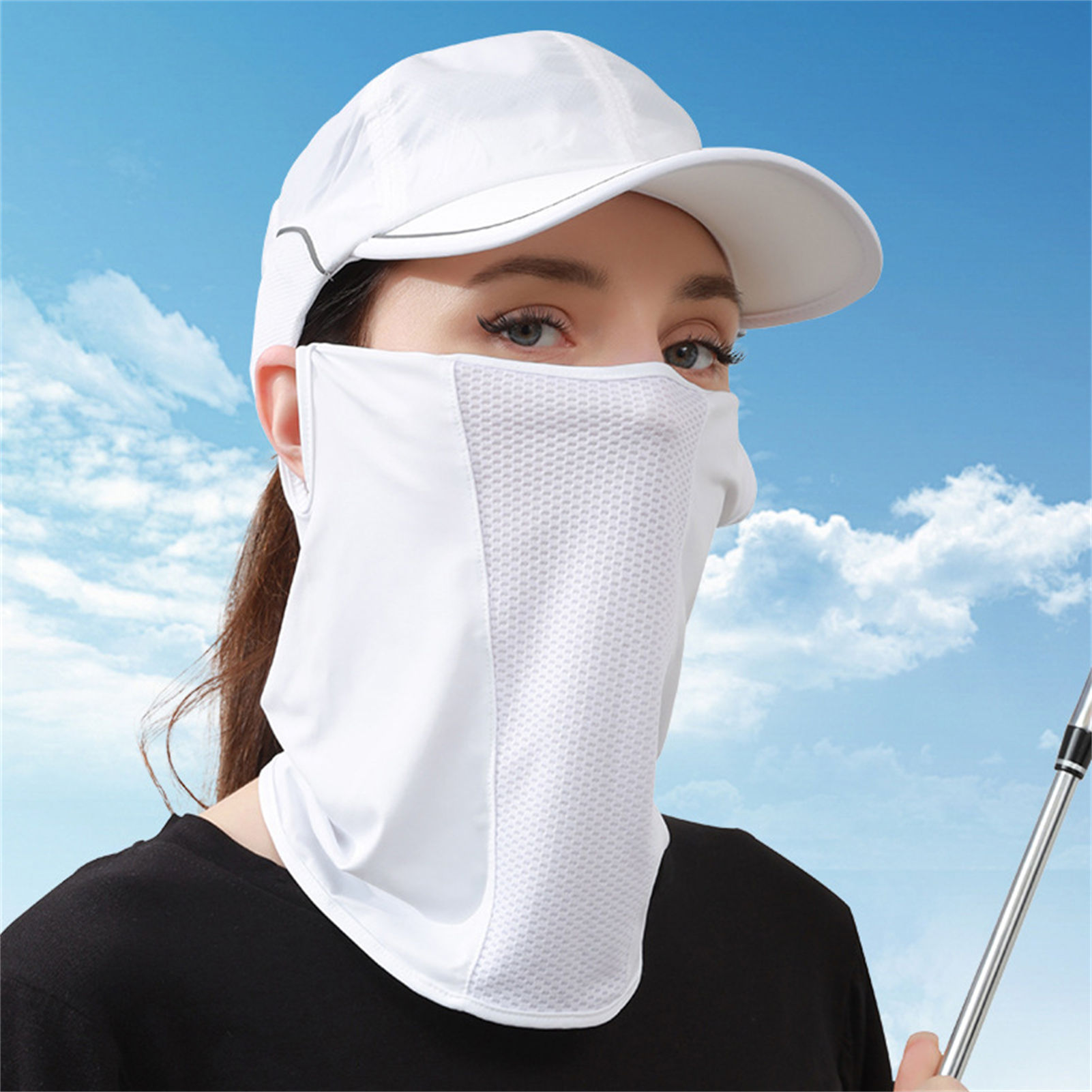 Ice Silk Sun Mask UPF50+ Breat - Sports Mask Breathable reseña y precio