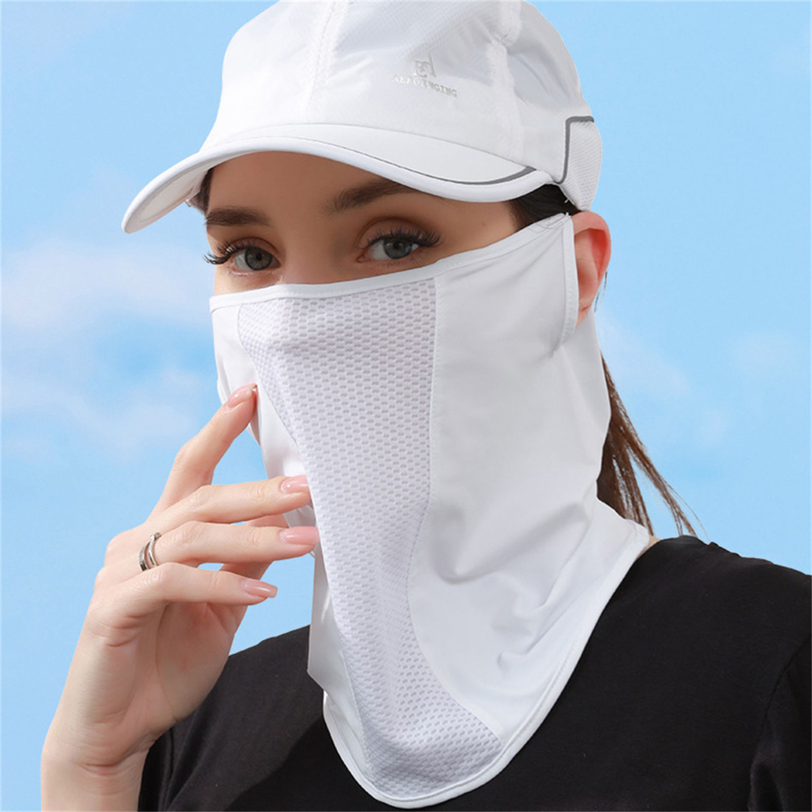 Ice Silk Sun Mask UPF50+ Breat - Sports Mask Breathable reseña y precio