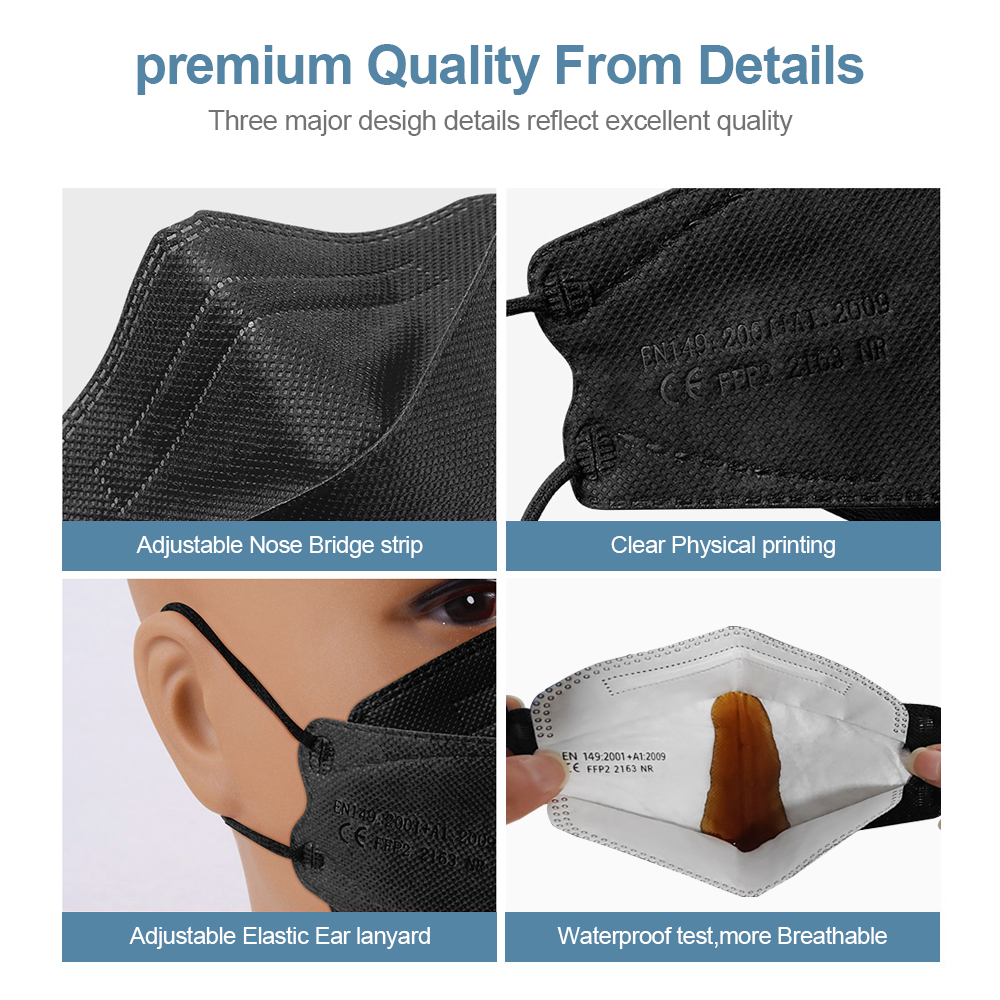 Adult Fish Shape Certified KN9 - Disposable Surgical Mask reseña y precio