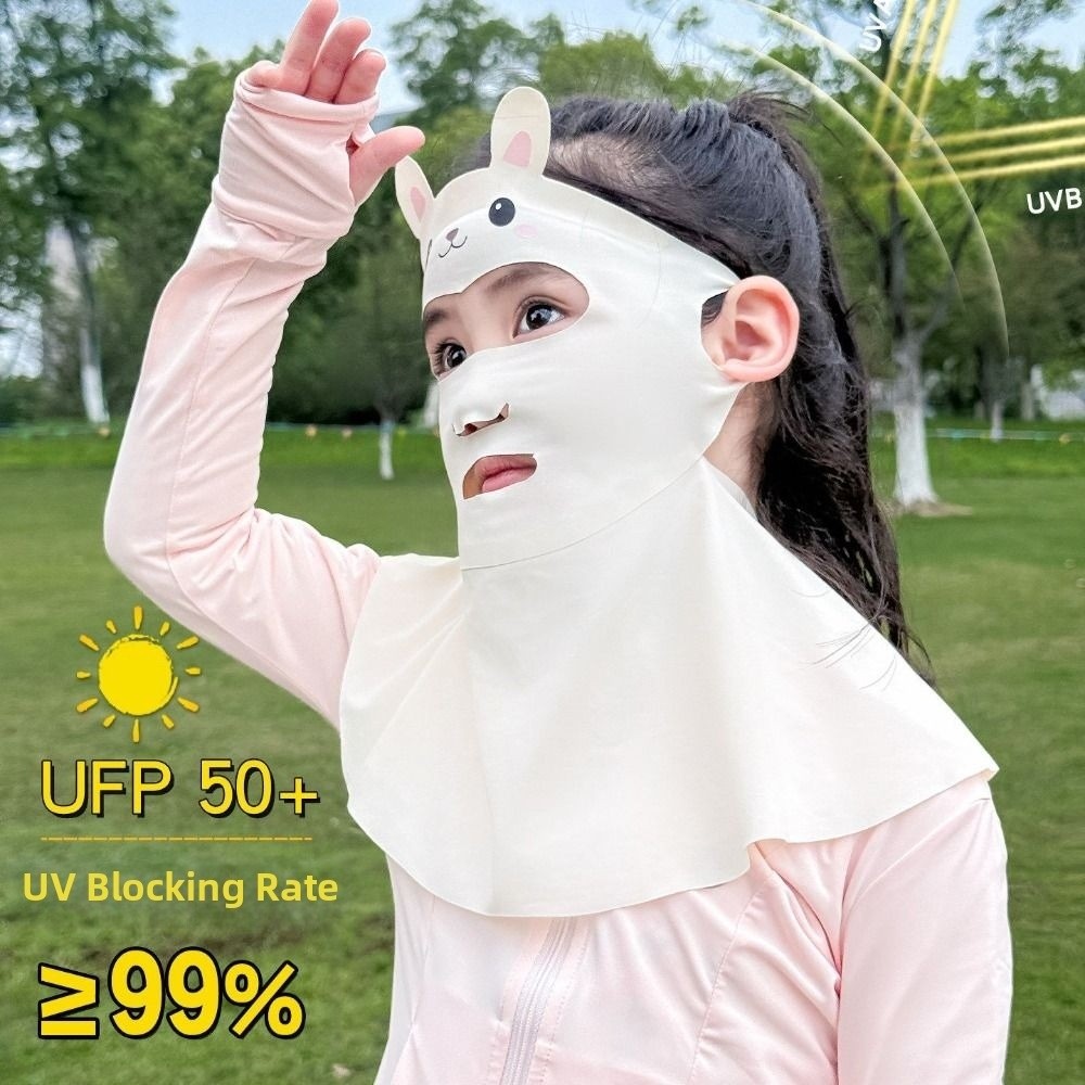 Rabbit Design Kids Sun Protect - Kids Face Mask reseña y precio