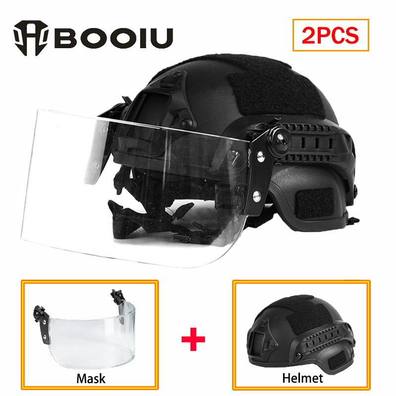 BOOIU New Tactical Helmet Face - Kids Face Mask reseña y precio