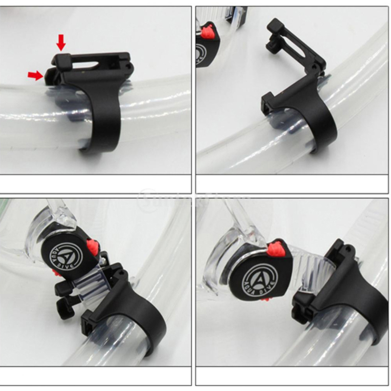 Plastic Clip Snorkel Mask Keep - Silicone Mask Bracket reseña y precio