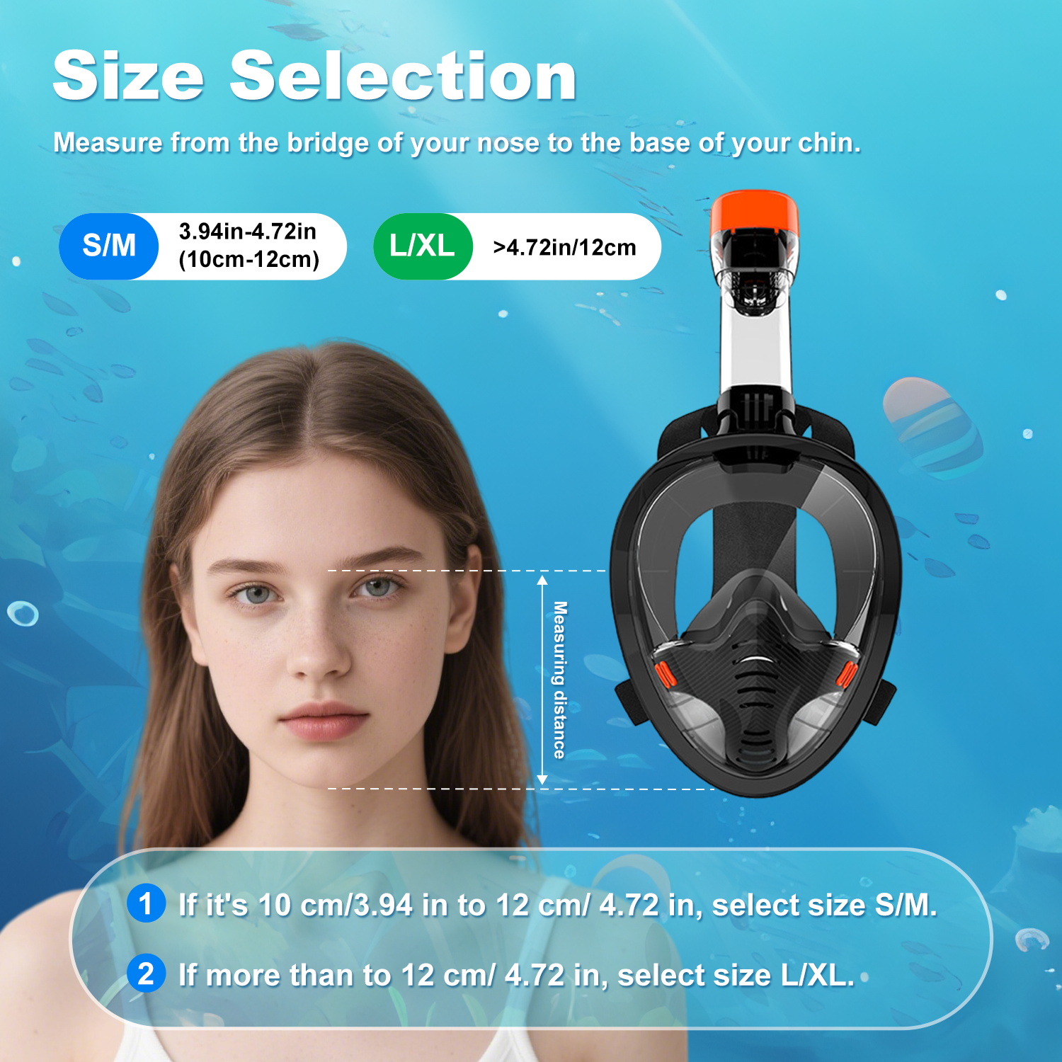 Underwater Scuba Anti Fog Full - Anti Pollution Mask reseña y precio