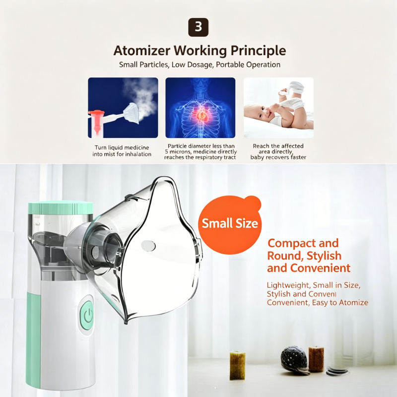 W303 Portable Mesh Nebulizer H - Kids Face Mask reseña y precio