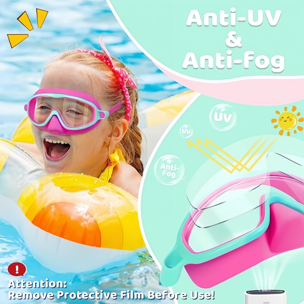 Kids Swim Goggles with Nose Co - Anti Pollution Mask reseña y precio