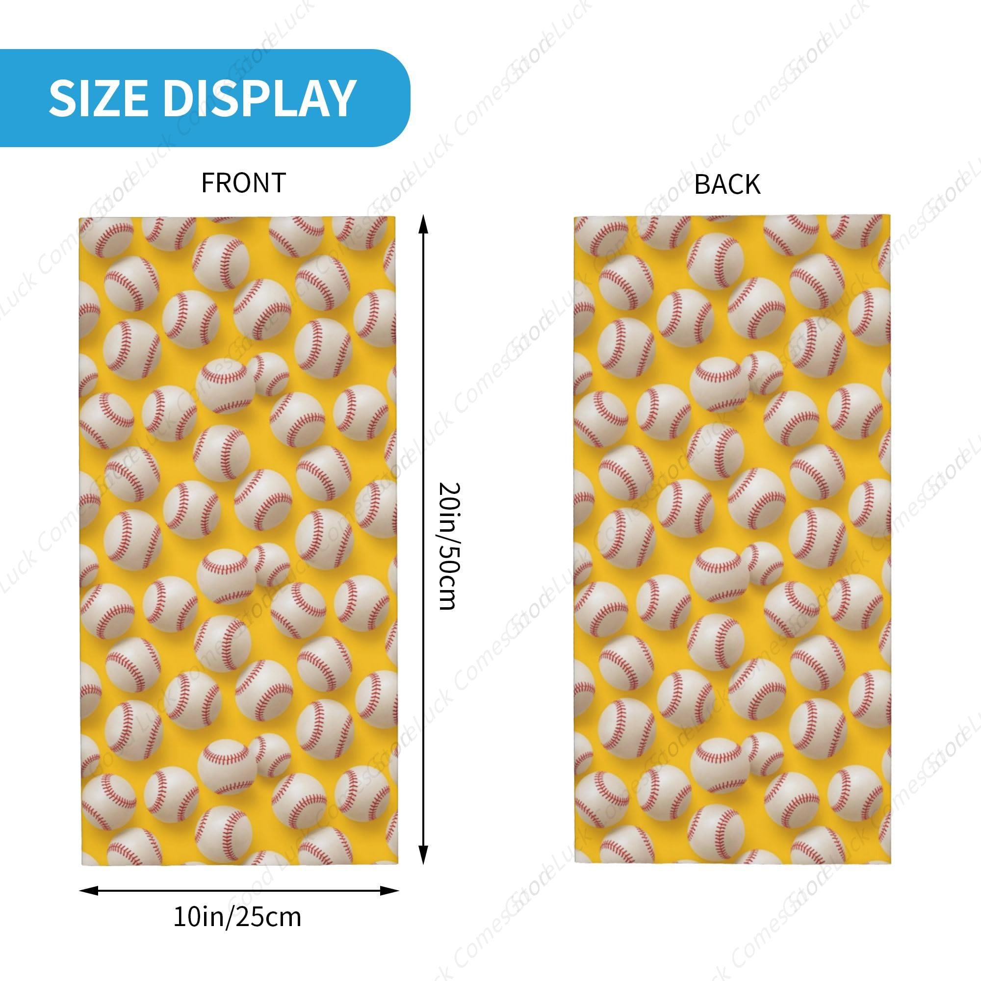 Yellow Softball Neck Gaiter Fa - Neck Gaiter Face Cover reseña y precio