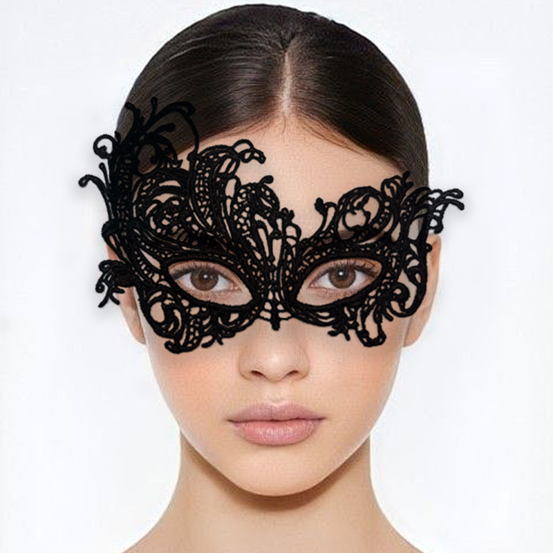 Sexy Women Lace Hollow Masquer - Respirator Half Face reseña y precio