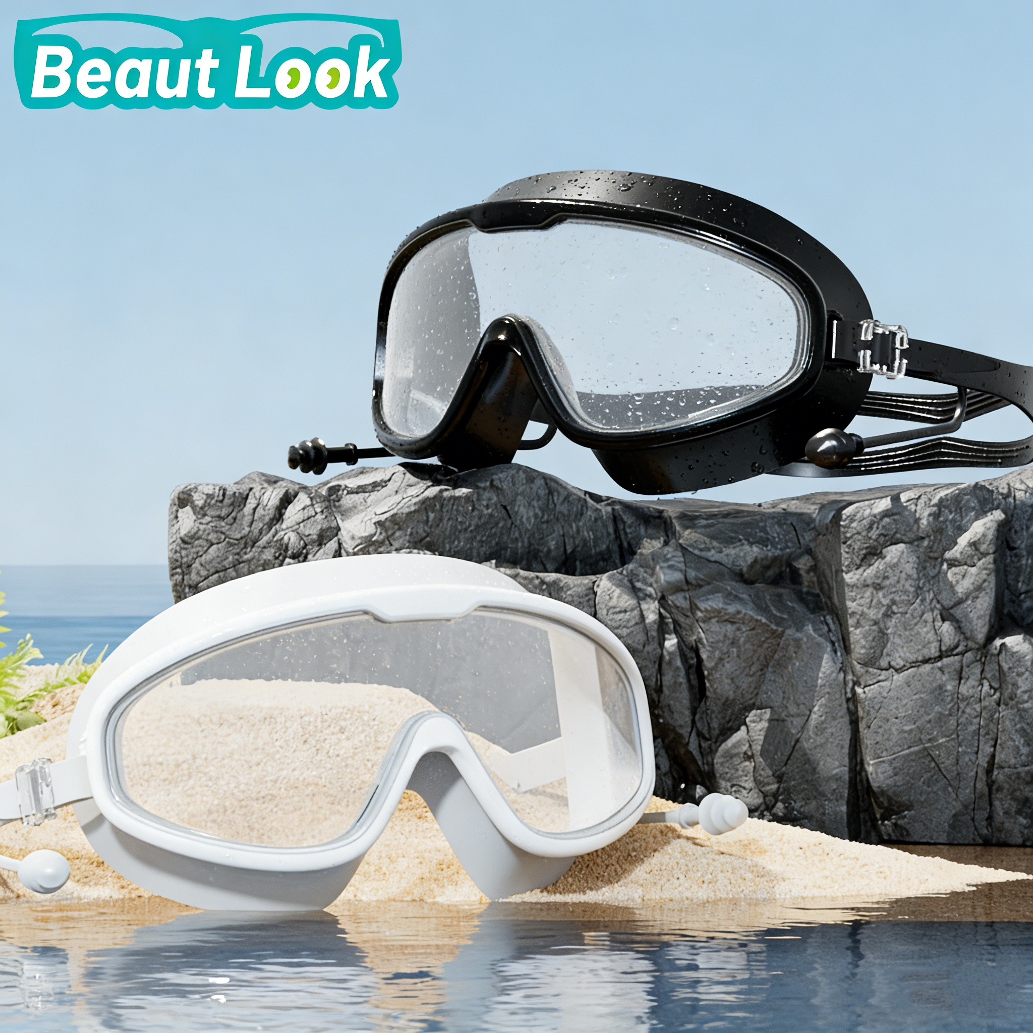 Snorkel Diving Mask with Built - Anti Pollution Mask reseña y precio