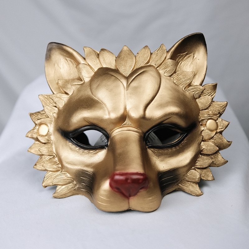 Cosplay Lion Mask PU Half Face - Respirator Half Face reseña y precio