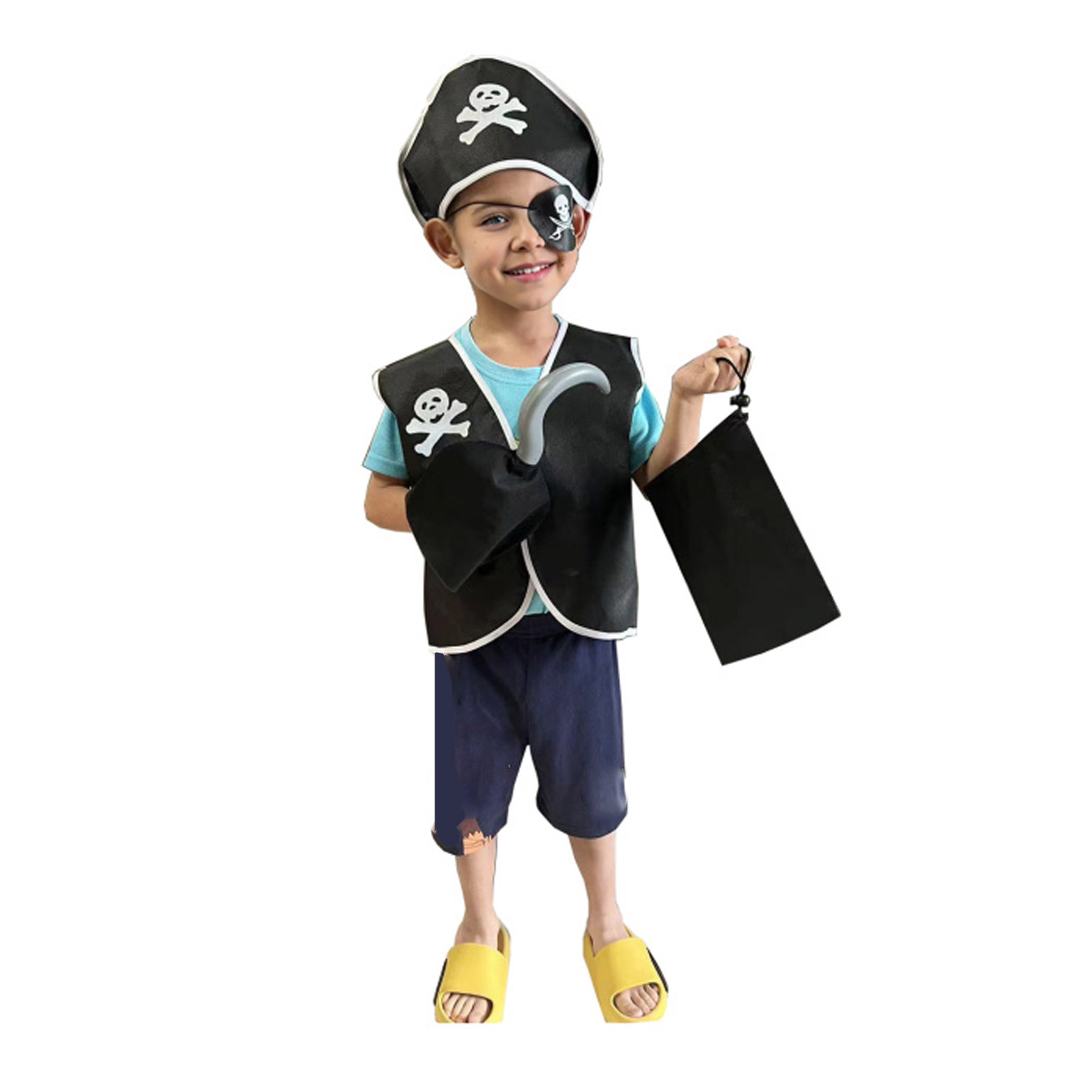 Carnival Boys Pirate Costume C - Black Face Mask Pack reseña y precio