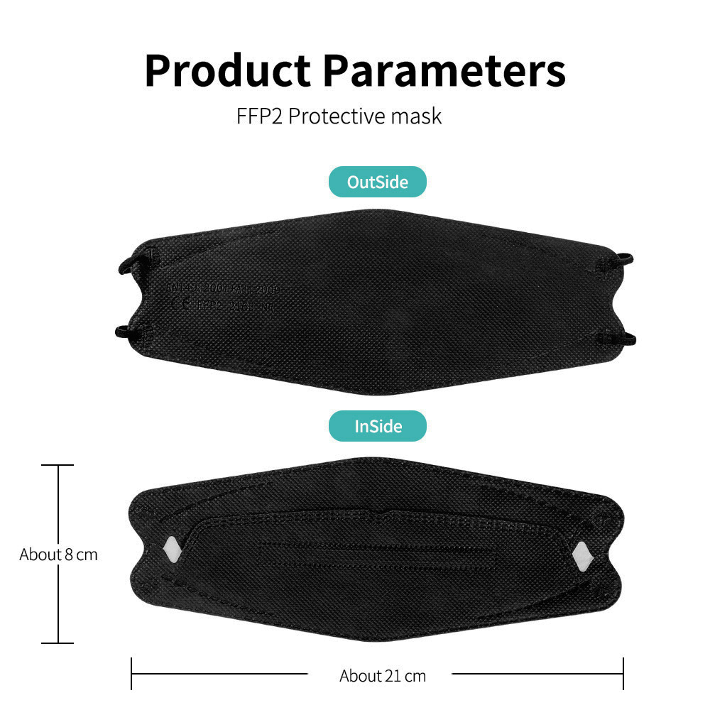 masks ffp2 face masks KN95 col - Disposable Surgical Mask reseña y precio