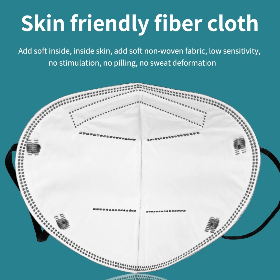 10PCS FFP2 Mask CE Approved Fi - Anti Pollution Mask reseña y precio