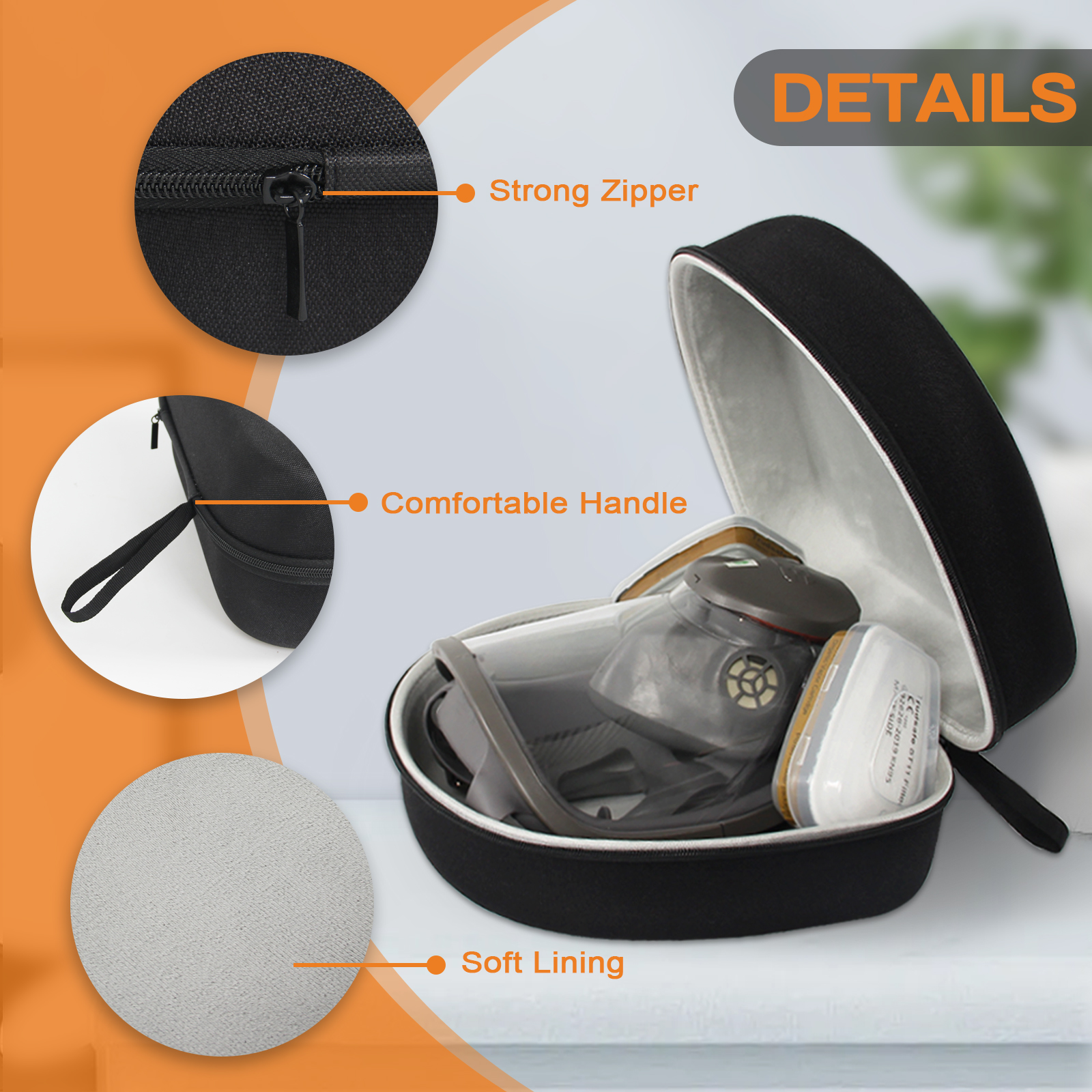 Hard Protective Travel Case fo - Mask Case Hard Shell reseña y precio