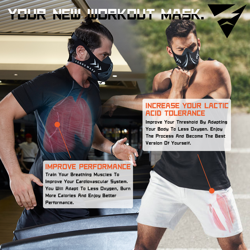 Sports Mask Elevation Running  - Black Face Mask Pack reseña y precio