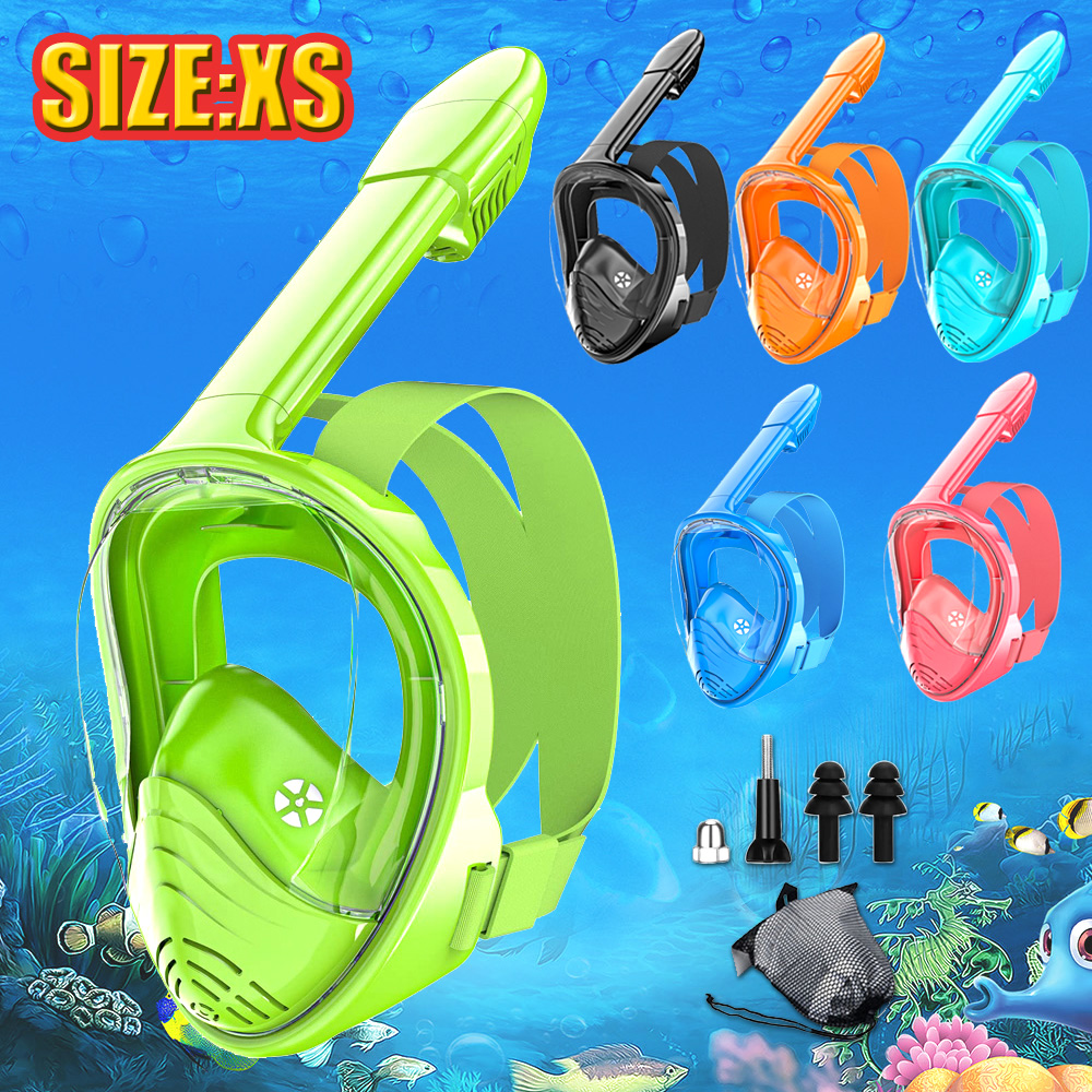 Kids Full Face Snorkel Mask Di - Anti Pollution Mask reseña y precio