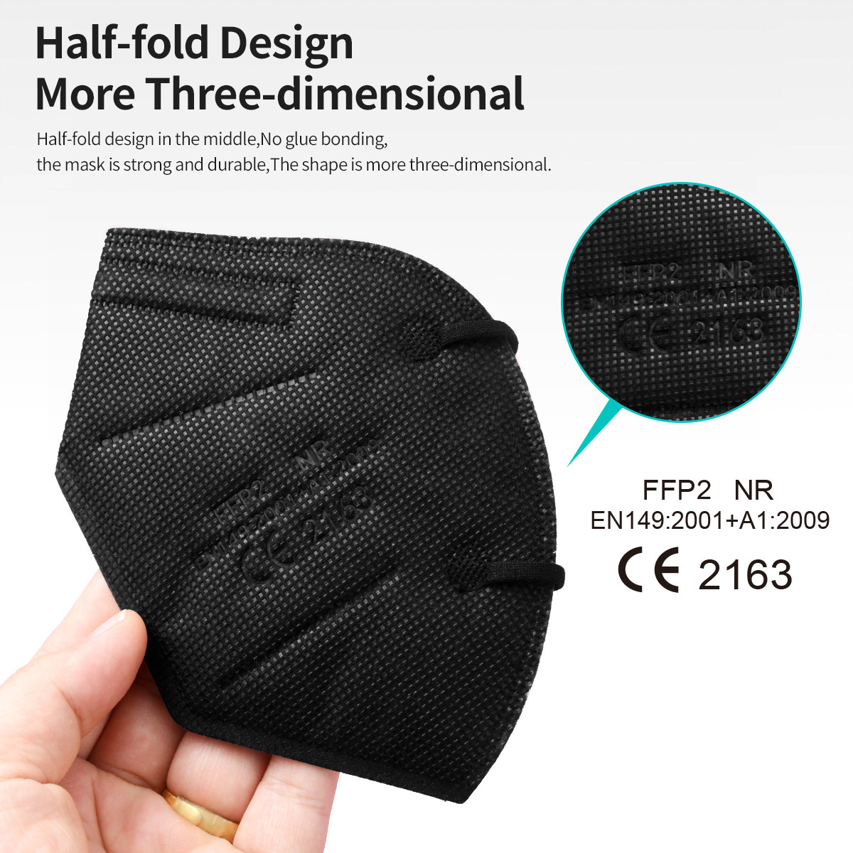 FFP2 Respirator Masks CE Appro - Kn95 Respirator Mask reseña y precio