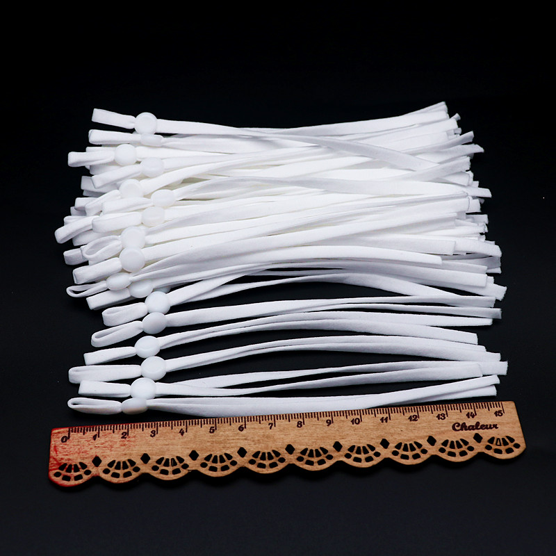 100Pcs15CM/5mm Black and White - Mask Lanyard Adjustable reseña y precio