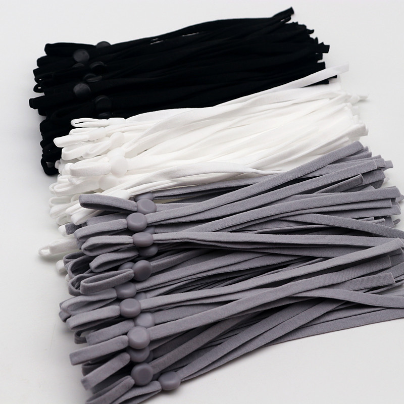 100Pcs15CM/5mm Black and White - Mask Lanyard Adjustable reseña y precio