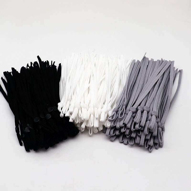 100Pcs15CM/5mm Black and White - Mask Lanyard Adjustable reseña y precio