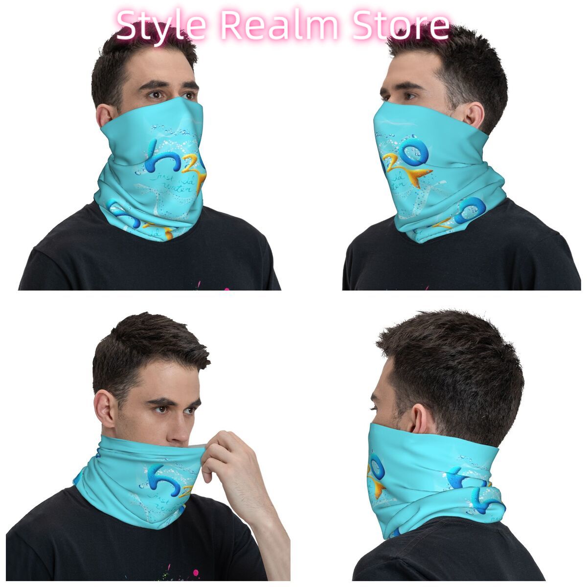 Custom H2O Just Add Water Band - Neck Gaiter Face Cover reseña y precio