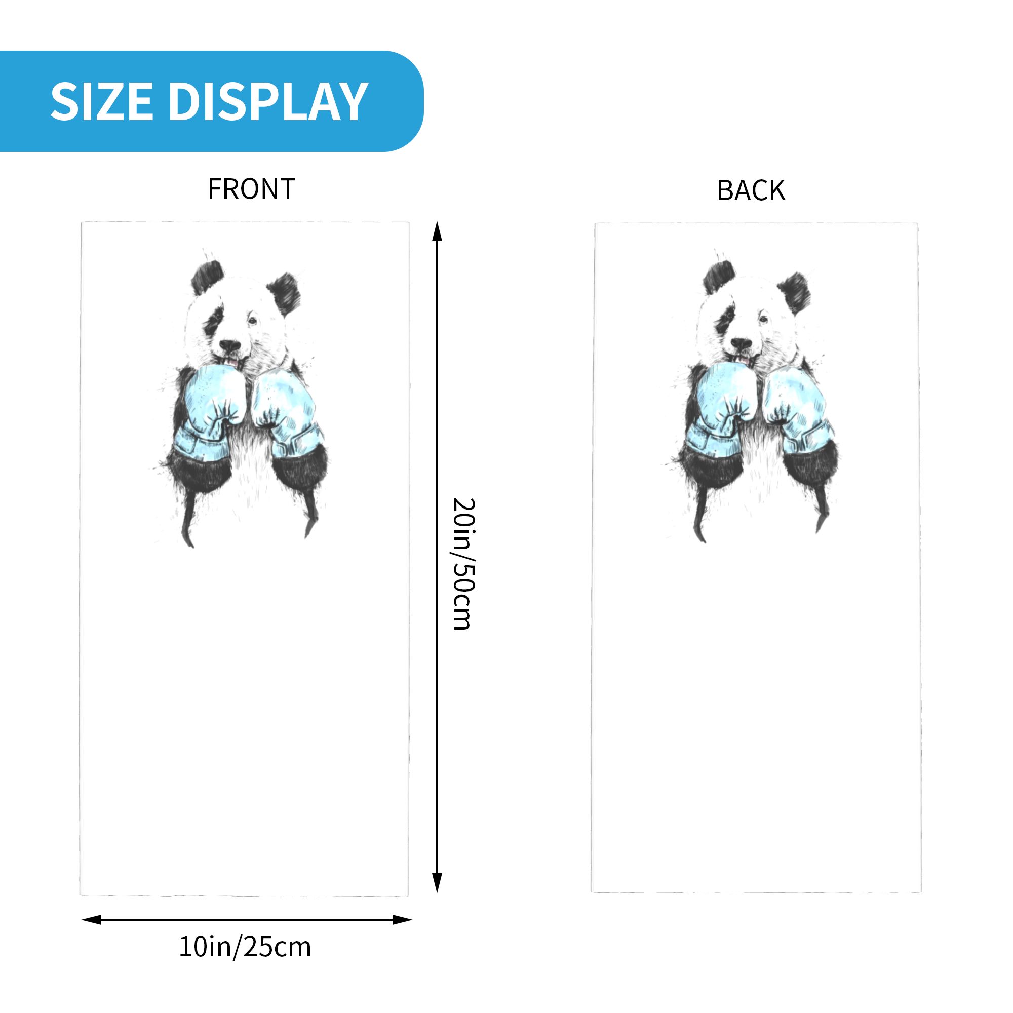 Custom Cute Panda Boxer Bandan - Neck Gaiter Face Cover reseña y precio