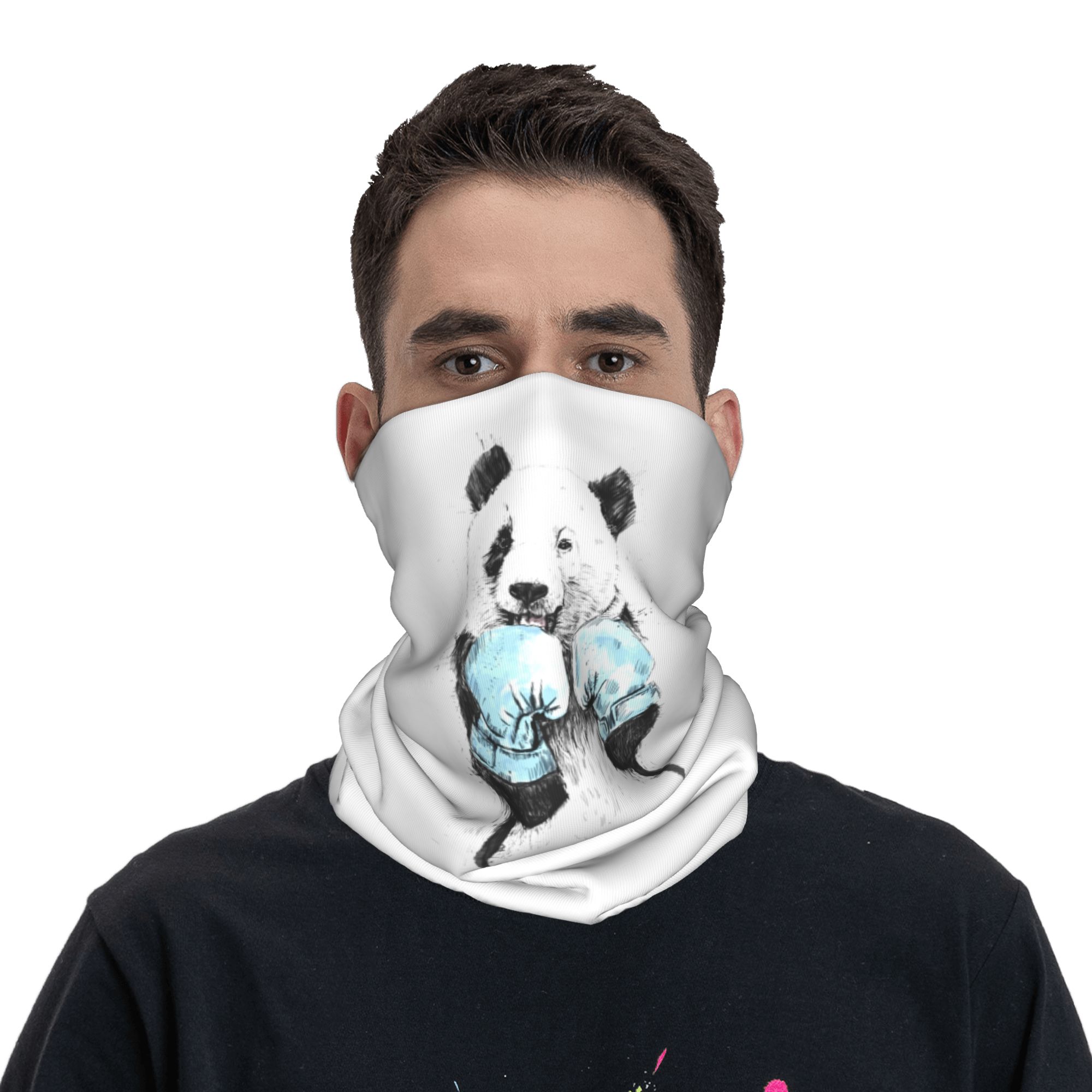 Custom Cute Panda Boxer Bandan - Neck Gaiter Face Cover reseña y precio
