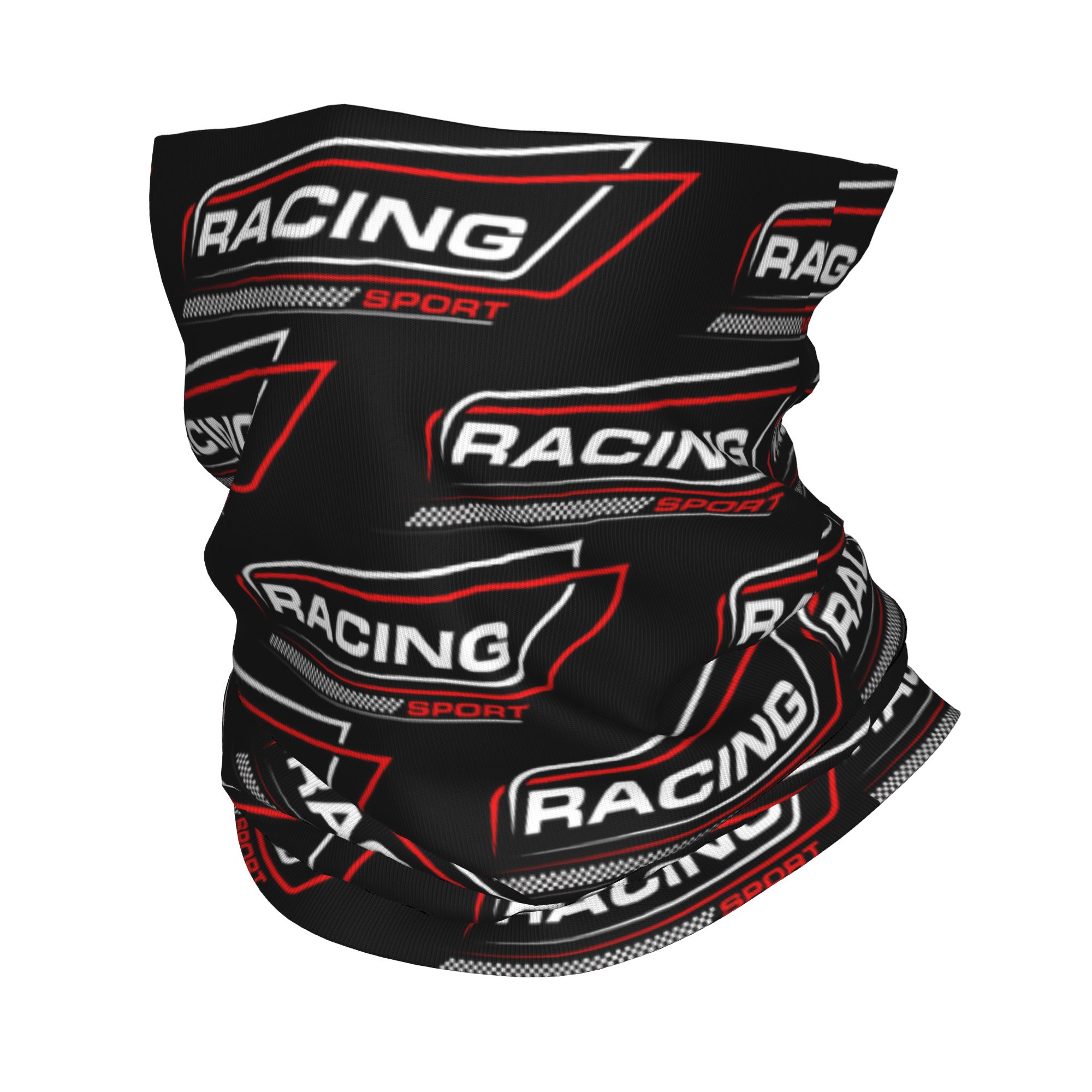 Custom Racing Speed Race Banda - Neck Gaiter Face Cover reseña y precio