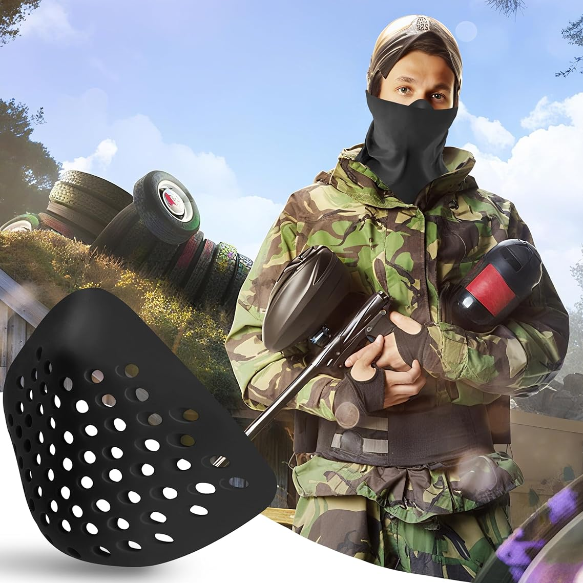 Half Face Bracket Silicone Mas - Silicone Mask Bracket reseña y precio
