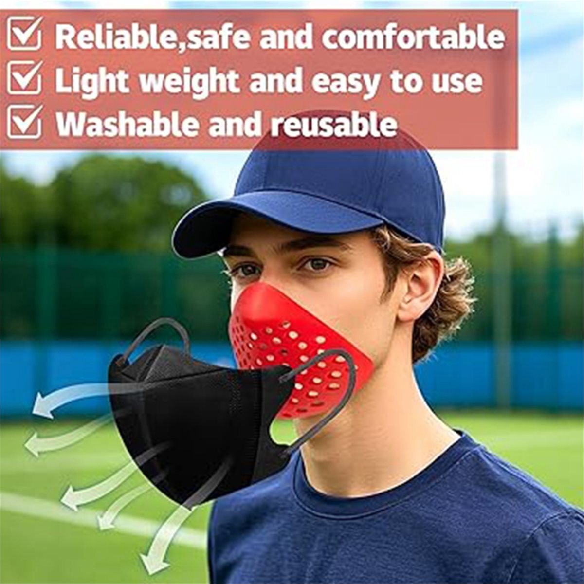 useful 4Pcs 3D Silicone Mask I - Silicone Mask Bracket reseña y precio