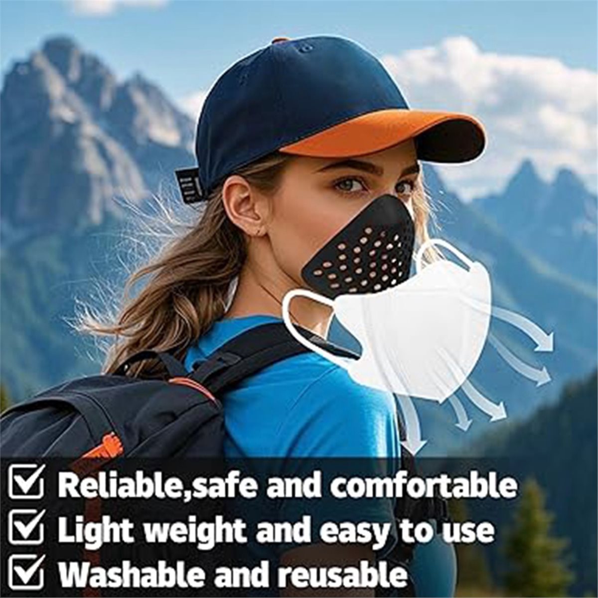 useful 4Pcs 3D Silicone Mask I - Silicone Mask Bracket reseña y precio