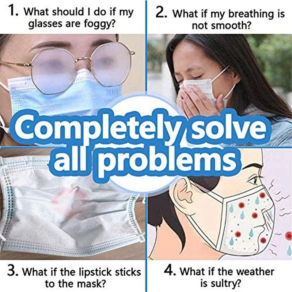useful 4Pcs 3D Silicone Mask I - Silicone Mask Bracket reseña y precio