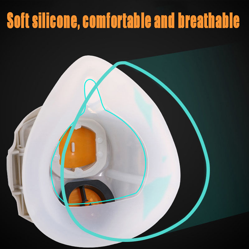 Silicone Dust-proof Gas Mask R - Dust Mask Construction reseña y precio