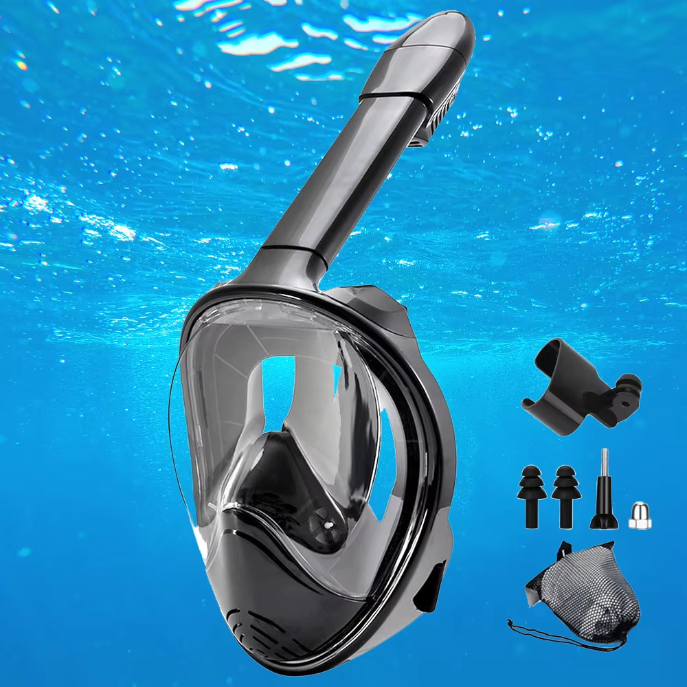 Full Face Snorkel Mask Snorkel - Anti Pollution Mask reseña y precio