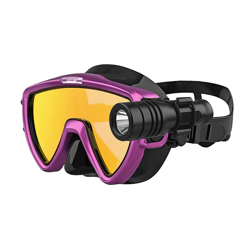 Scuba Diving Mask with flashli - Silicone Mask Bracket reseña y precio